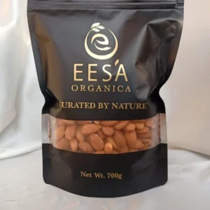 EESA Organica Premium Organic Almonds – 200, 400 , 700 | Fresh, Crunchy & Nutritious